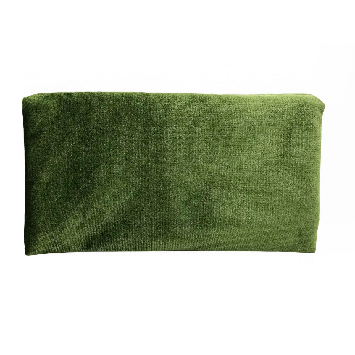 Tribal Clutch With Green Fold Over With Pink Lining