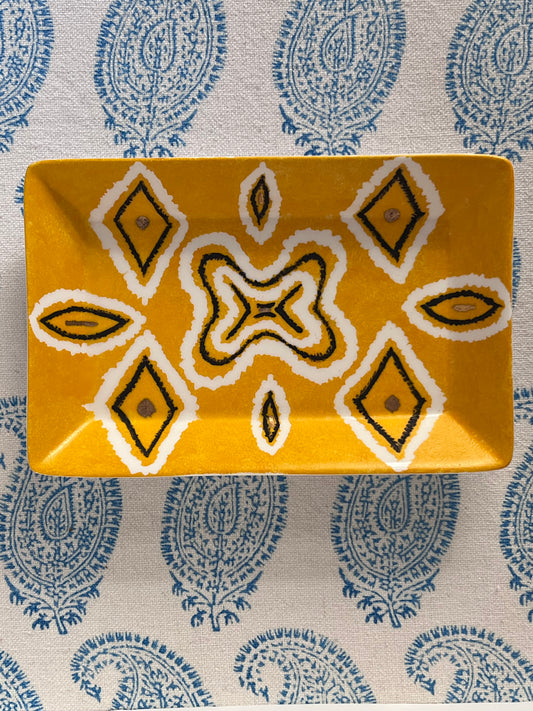 Ikat pattern vide poche