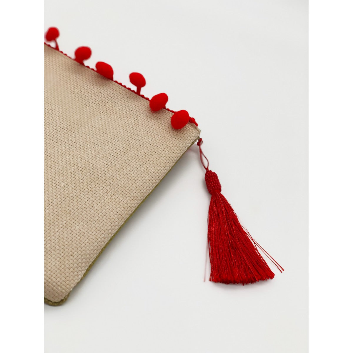 Green Poem With Red Tassel